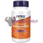 Astaxanthin [Extra Strength] (60 шт по 10 мг), NOW Foods